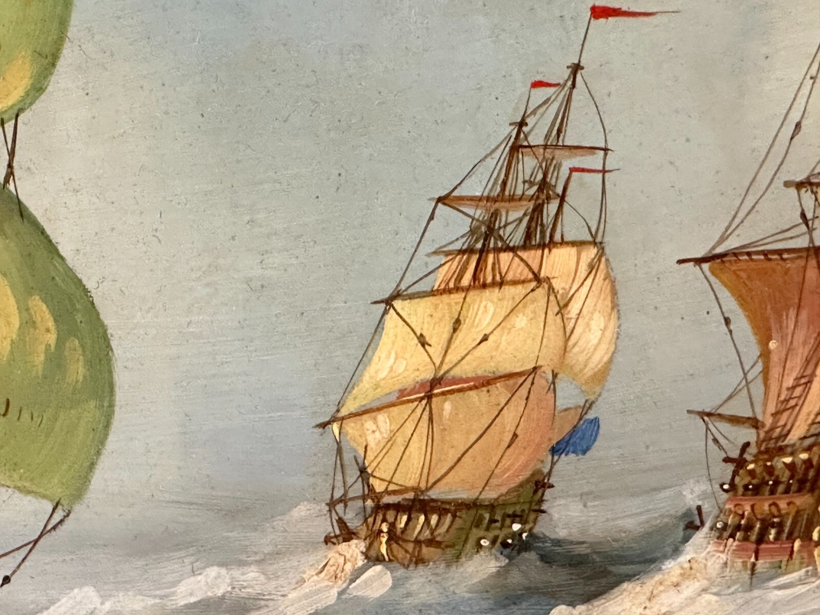 van Hamm - maritime Malerei - Öl auf Platte - gerahmt - El Gran Grífon4