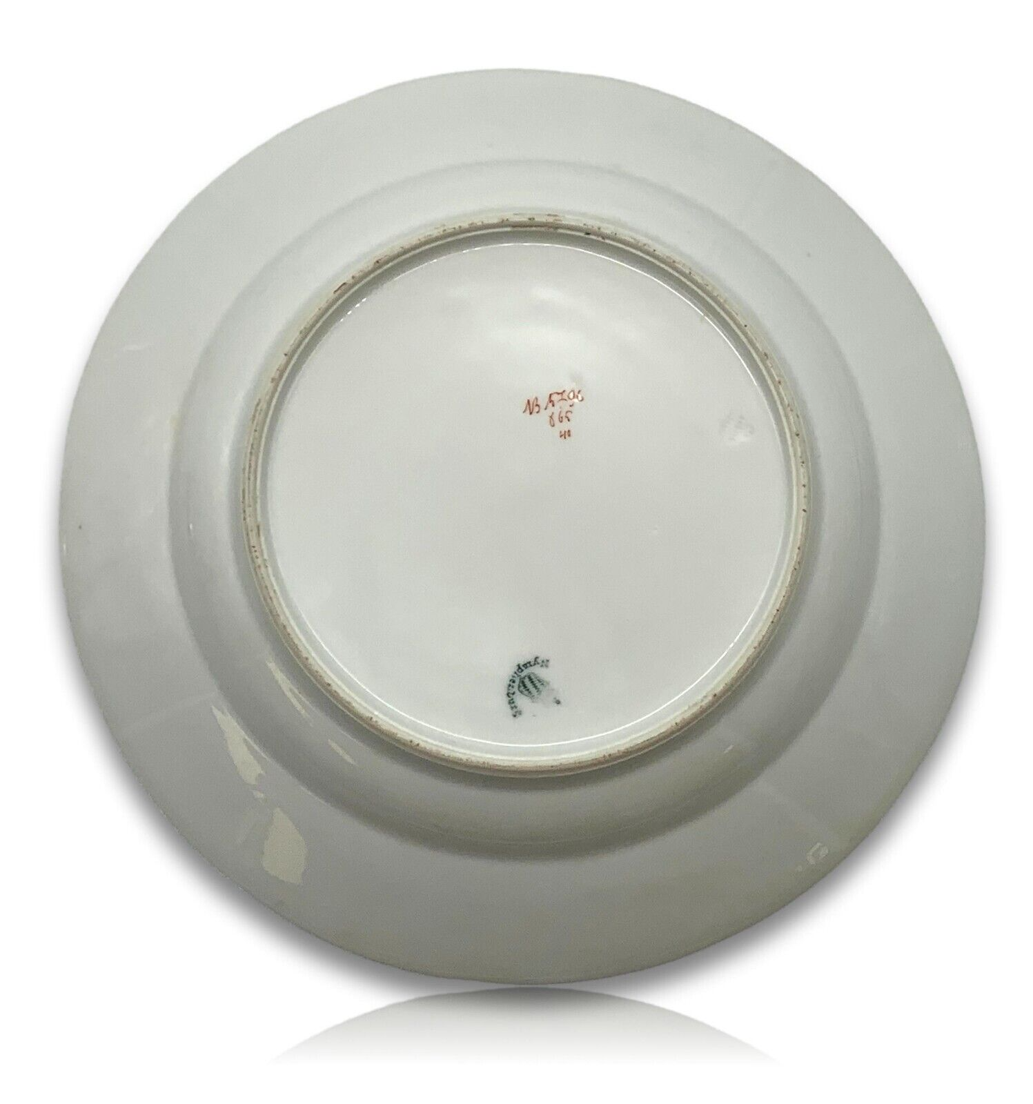 Nymphenburg - Porzellan Teller - Blumenbukett - ca 1920/30 - Streublumen Bukett8