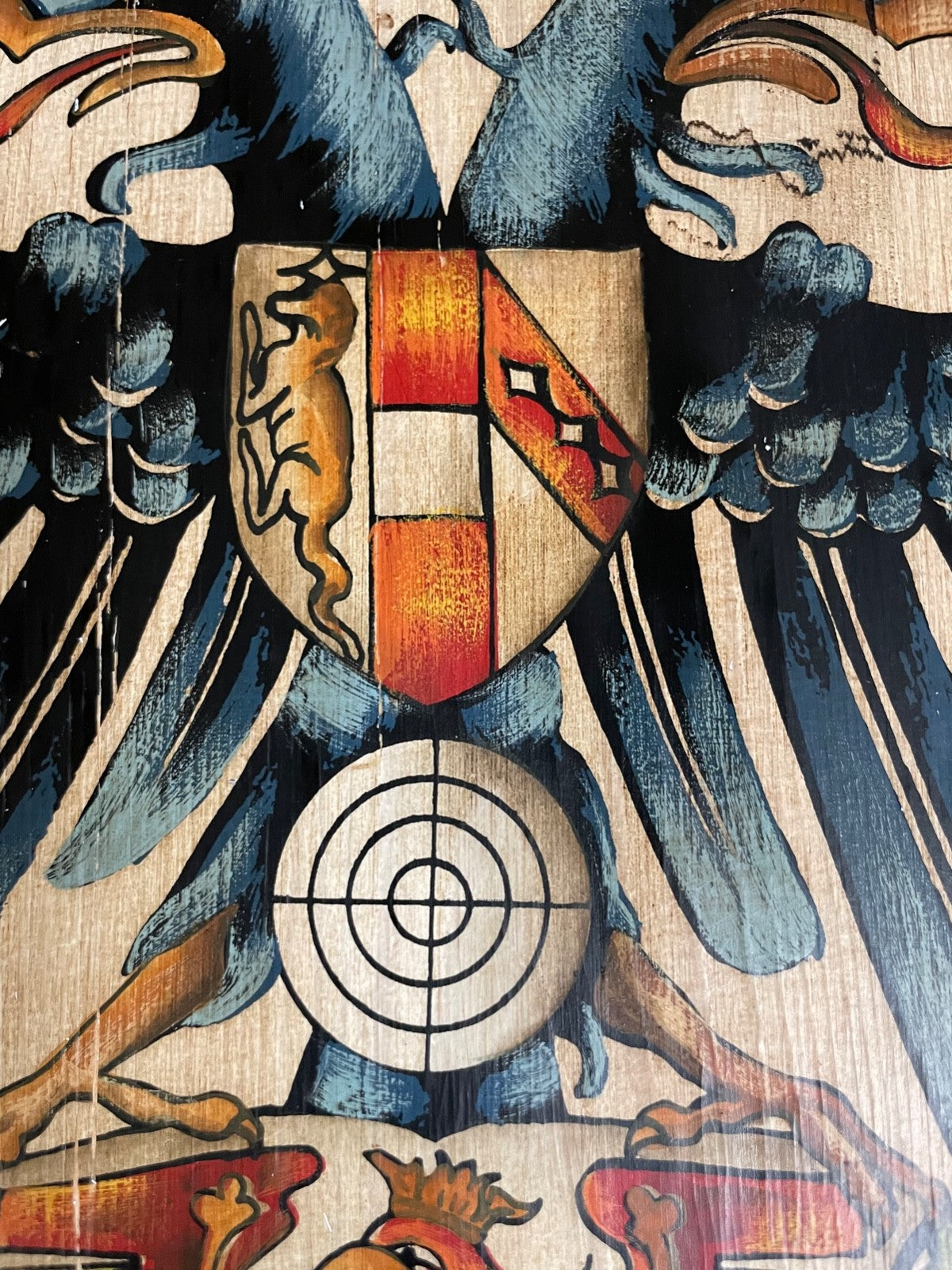 Tiroler Erhebung 1809 Schützentafel Schützenscheibe 1909 Österreich-Ungarn Adler3