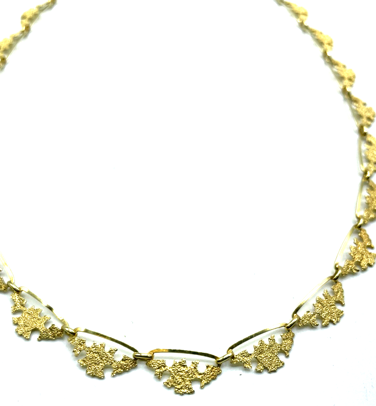 Vintage anmutiges Andreas Daub 333 Gold 8 K Collier L 42 + 3,5 cm top Zustand8