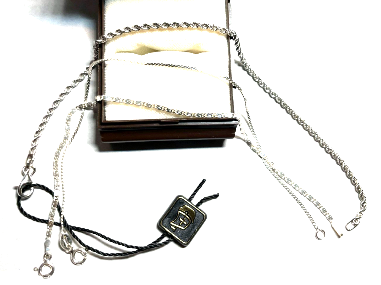 3 x ungetragene 925 Silber Armband verschiedene Kettenmuster + Länge neuwertig1