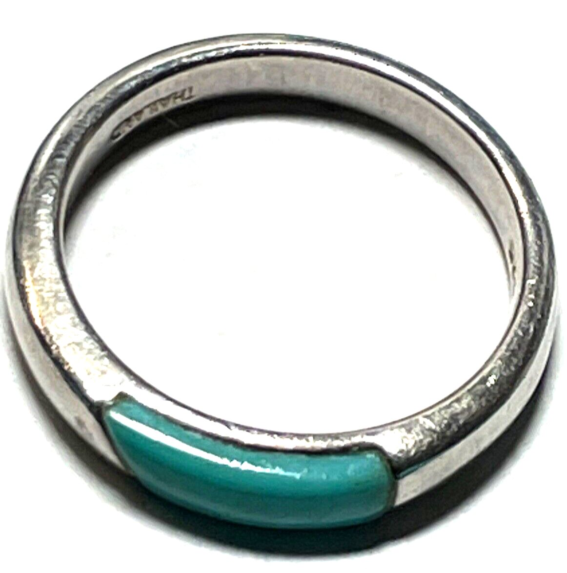 Set Türkis Armband breit + 925 Silber Ring mit Türkis Ø 18 mm RG 57 sehr gepfl.9