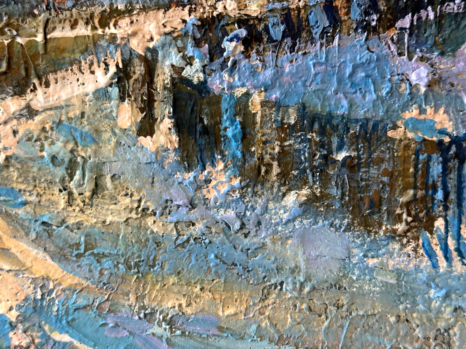 Öl auf Leinwand - Lisa Mikhailova - St. Petersburg Gribojedow-Kanal - gerahmt7