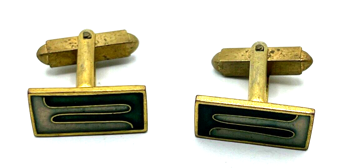 Schmale Manschettenknöpfe Bunge Schibensky Scholz Lammel midcentury Ära1