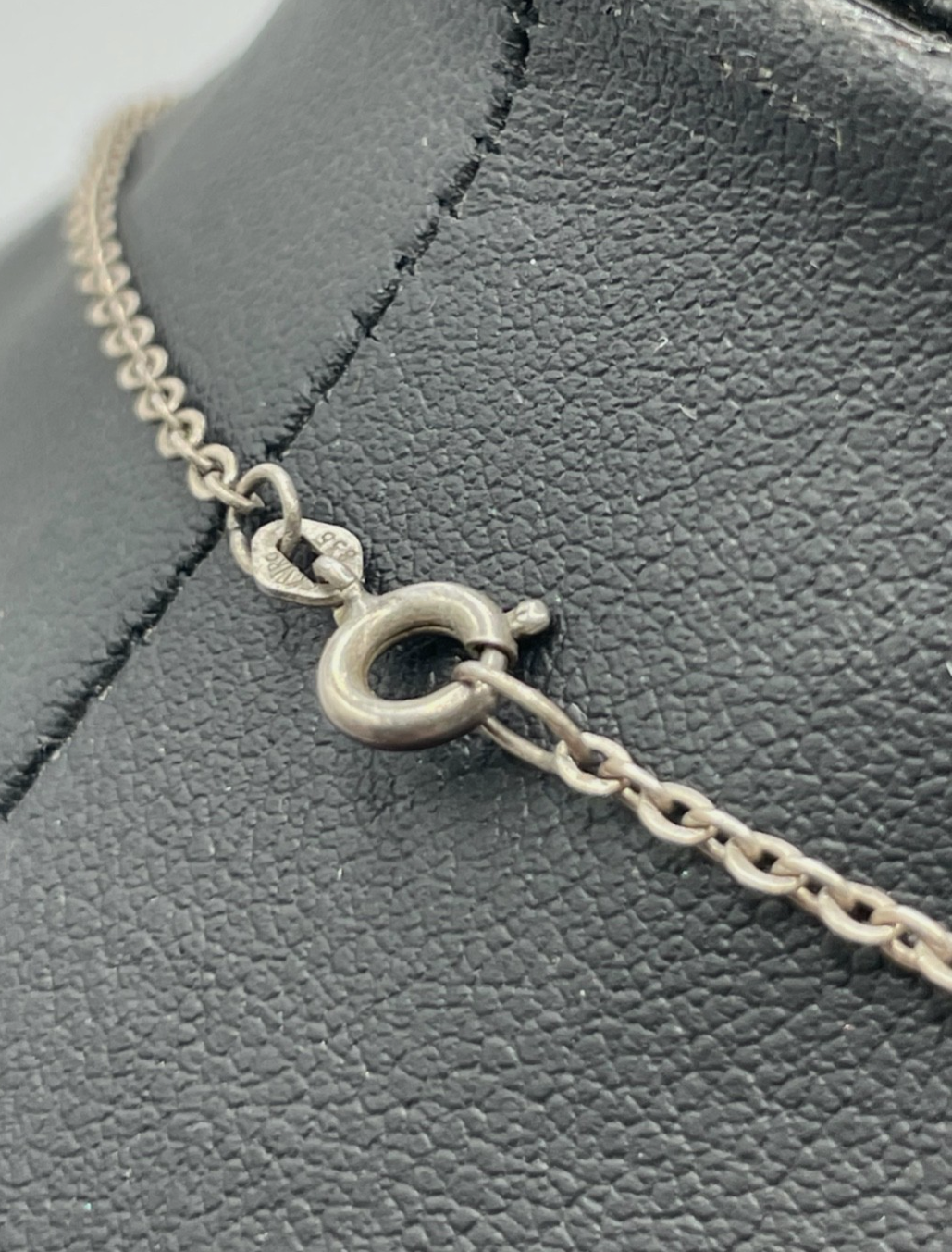 ANTIK 835 Silber Kreuz Kruzifix Anhänger an solider 42 cm Silberkette UNISEX3