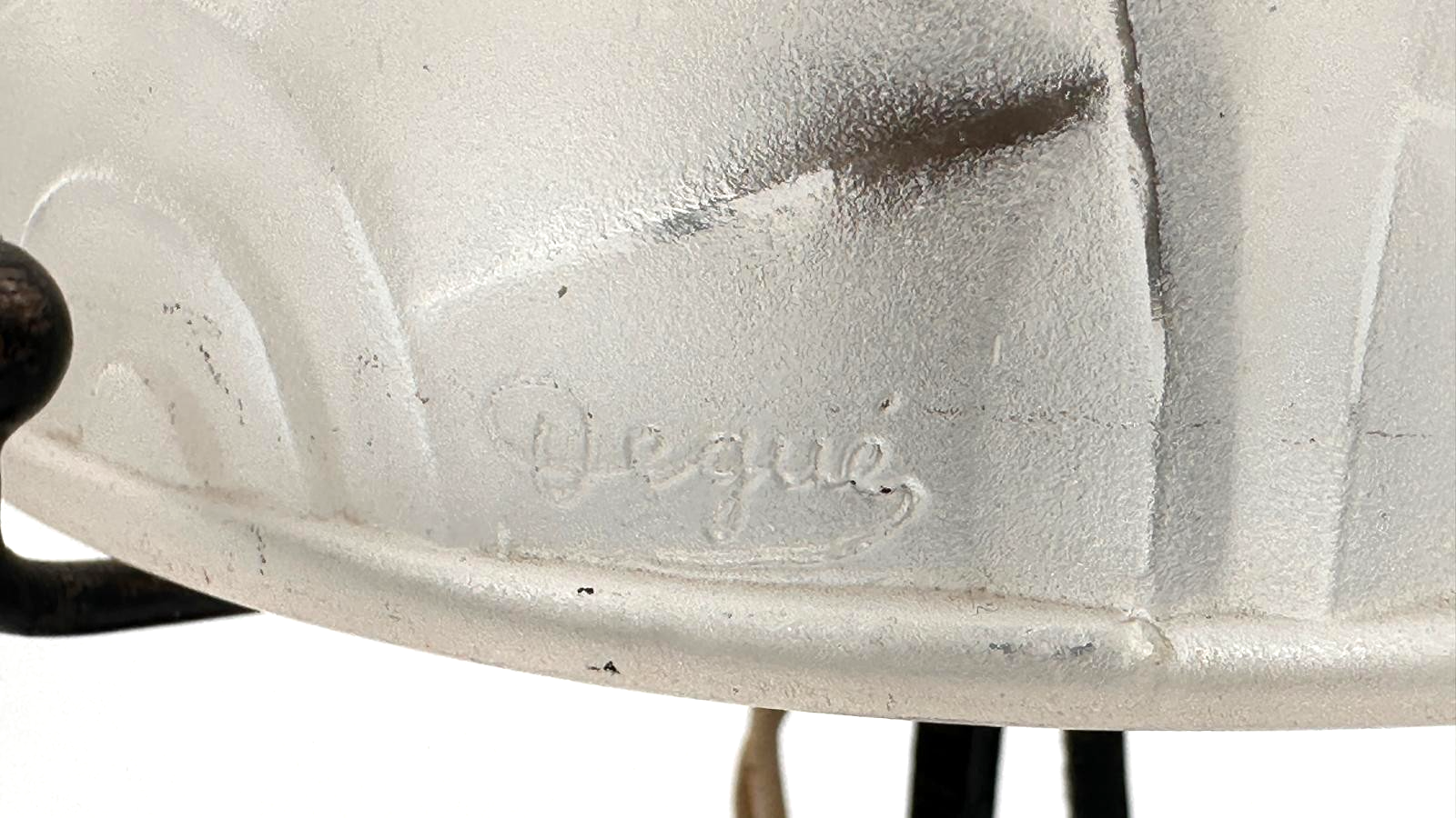 Original Degué Art Déco Tischlampe – Frankreich um 1925–1935 – signiert5