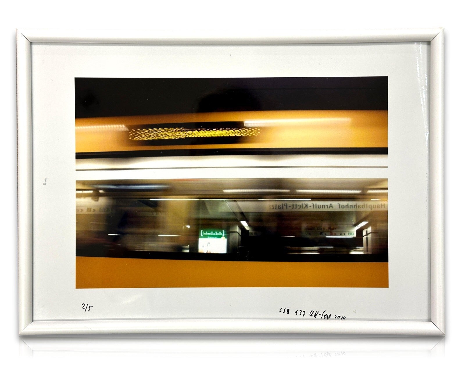 Uwe H. Seyl - C-Print - Arnulf-Klett-Platz Hauptbahnhof - 'SSB 127' - Stuttgart0