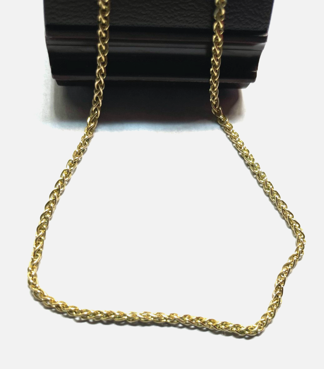 333 Gold FBM Halskette Fuchsschwanz Kette Juwelier L 42 cm B 2mm unisex Juwelier2