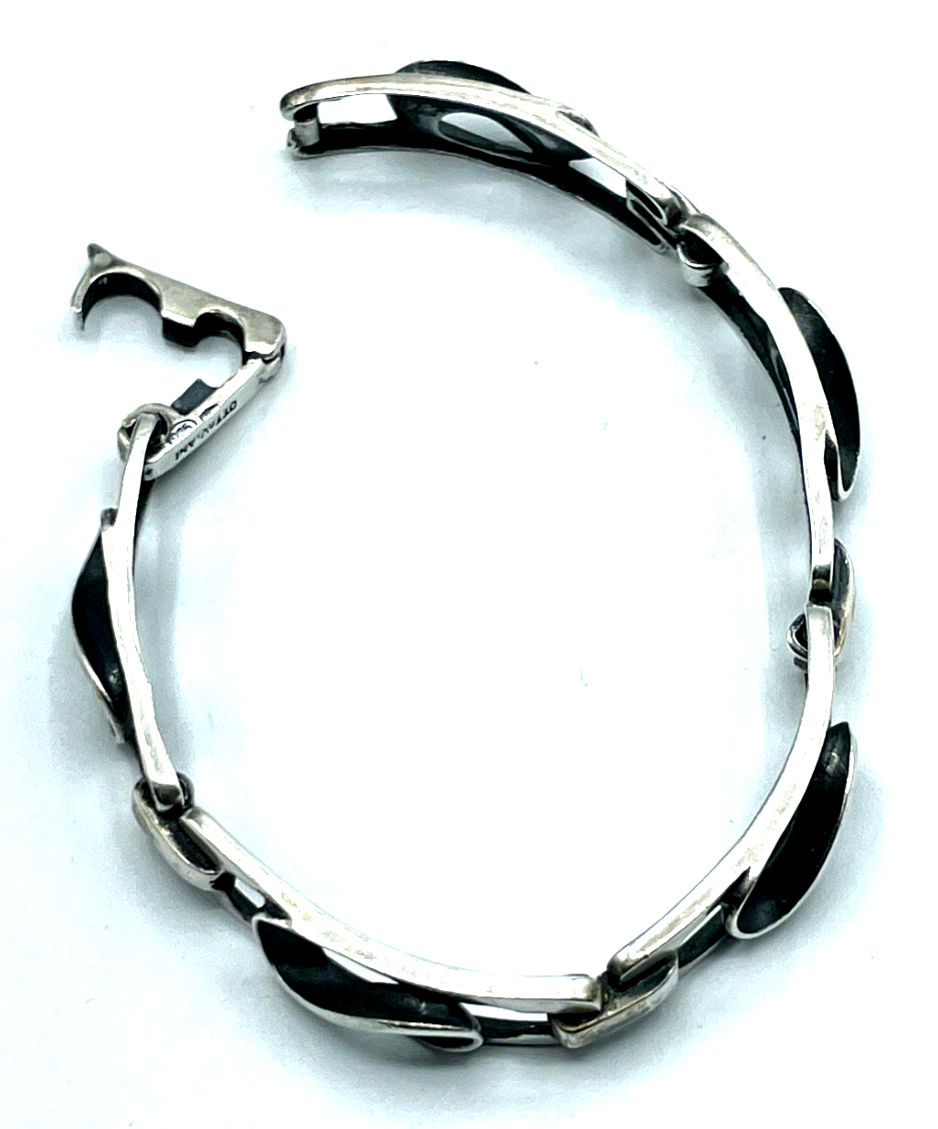 Sterling vintage Armband Silber 925 Ottaviani Italien Design unisex Modernist7