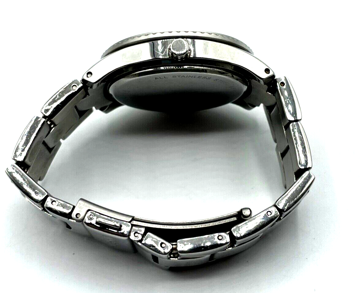 Fossil Edelstahl Armbanduhr unisex tragbar Ø 4 cm braucht neue Batterie gepfl.8