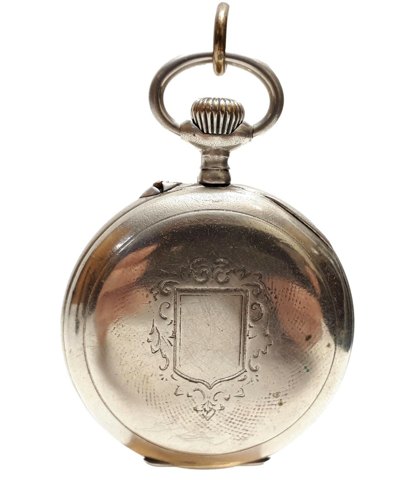 Taschenuhr um 1900 - Emaille Ziffernblatt - Kronen Aufzug - kleine Sekunde 2