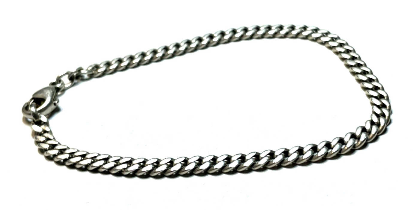Solides 925 FBM Silber Armband Panzerband Panzer Armkette L 20 cm B 4 mm unisex3