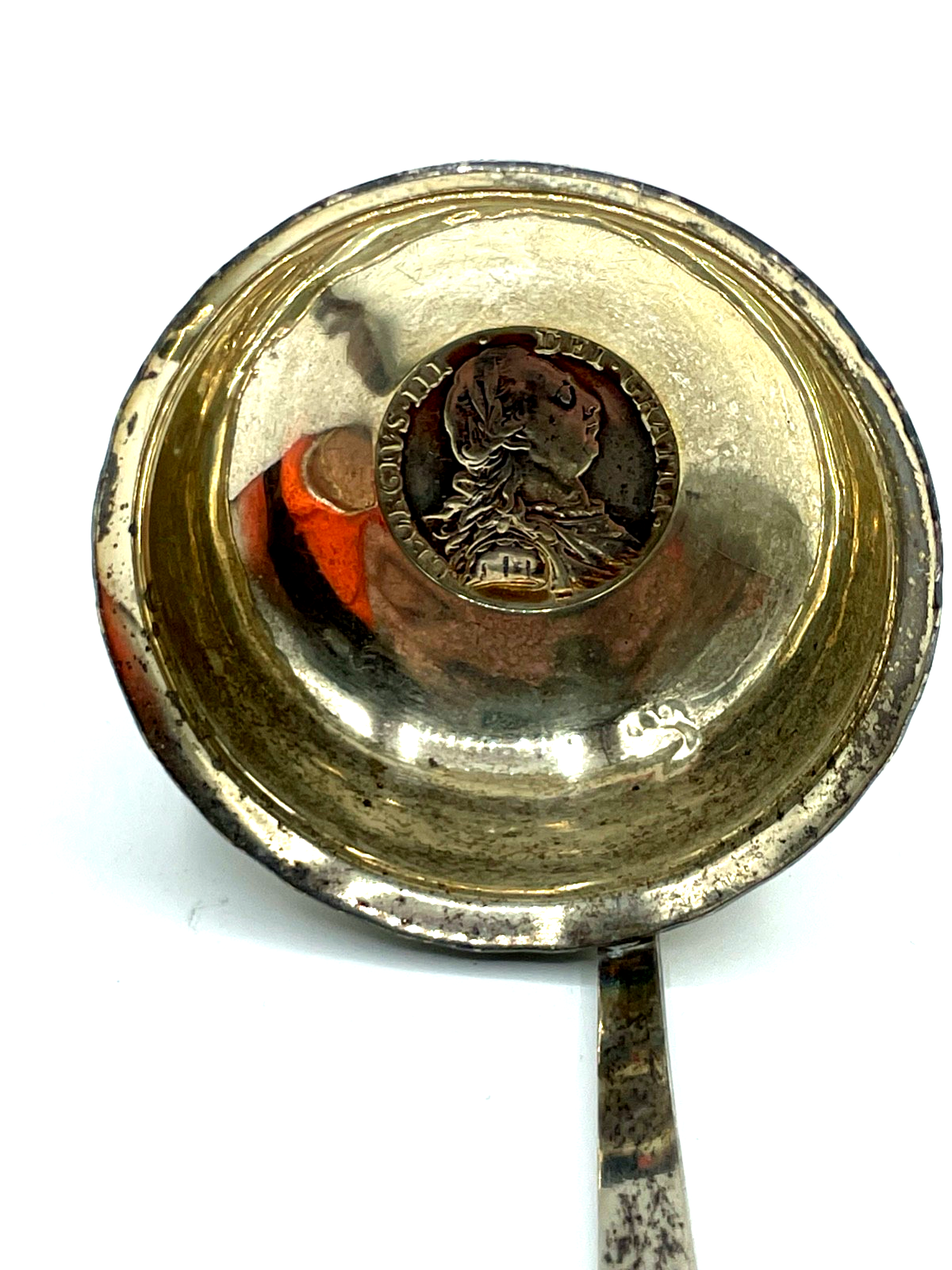 Antik edle georgische George III  Toddy Ladle Kelle Punsch Punschkelle Silber2
