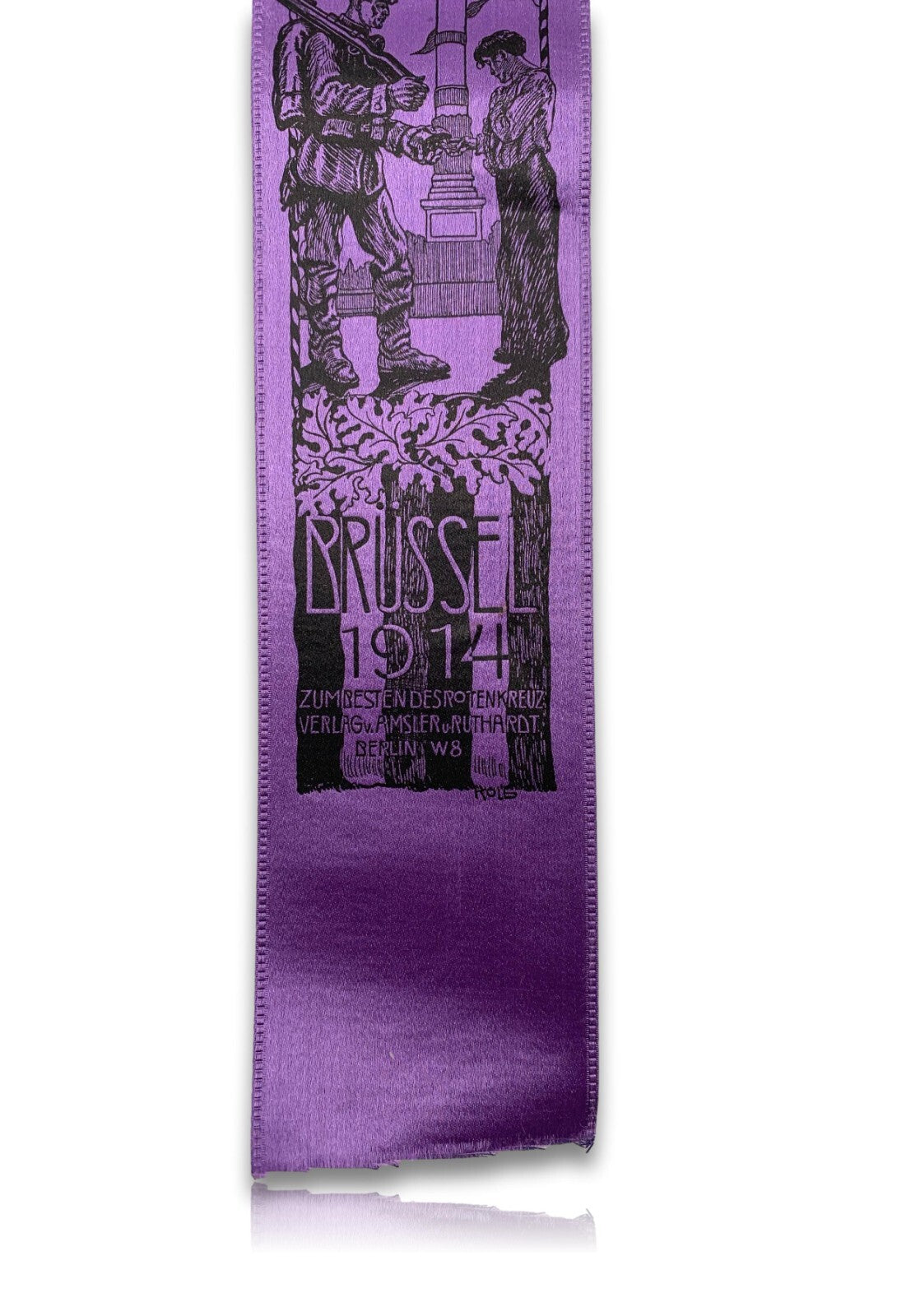 Vivat Band - WKI - Brüssel 1914 - Colmar von der Goltz - für das Roten Kreuzes1