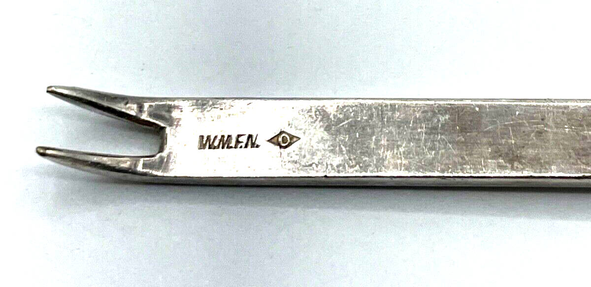 5 Stück vintage versilberte WMF Hummergabel Hummerstifte Krebsbesteck gepflegt5