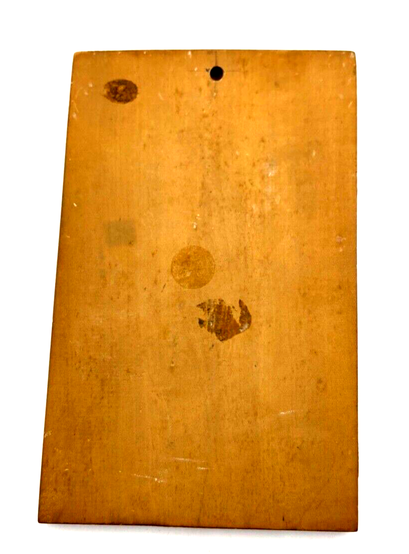 Antik Holzmodel Springerle Model Backform feine Holz Handarbeit 6 runde Motive3