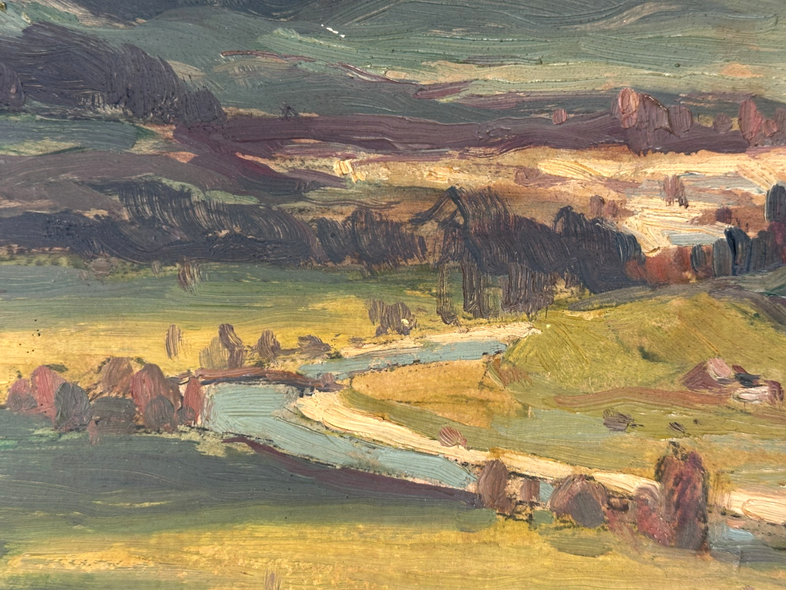 Max Werner (1928) - Ölbild Alpenlandschaft - signiert - Tirol Bayern - Öl auf Pl5