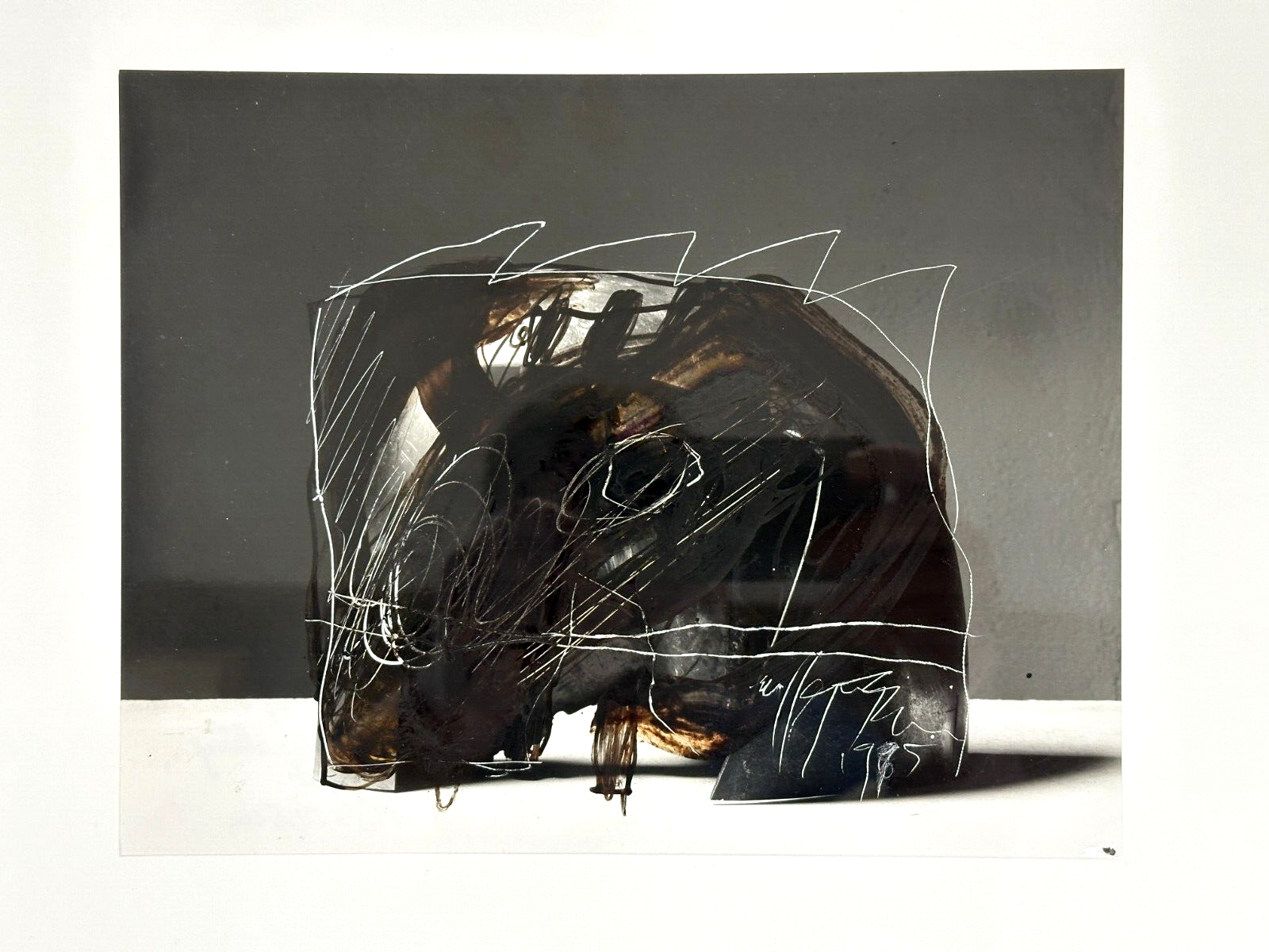 Wolfgang Bier 1943-1998 - Mixed Media 1995 - signiert - gerahmt hinter Glas1