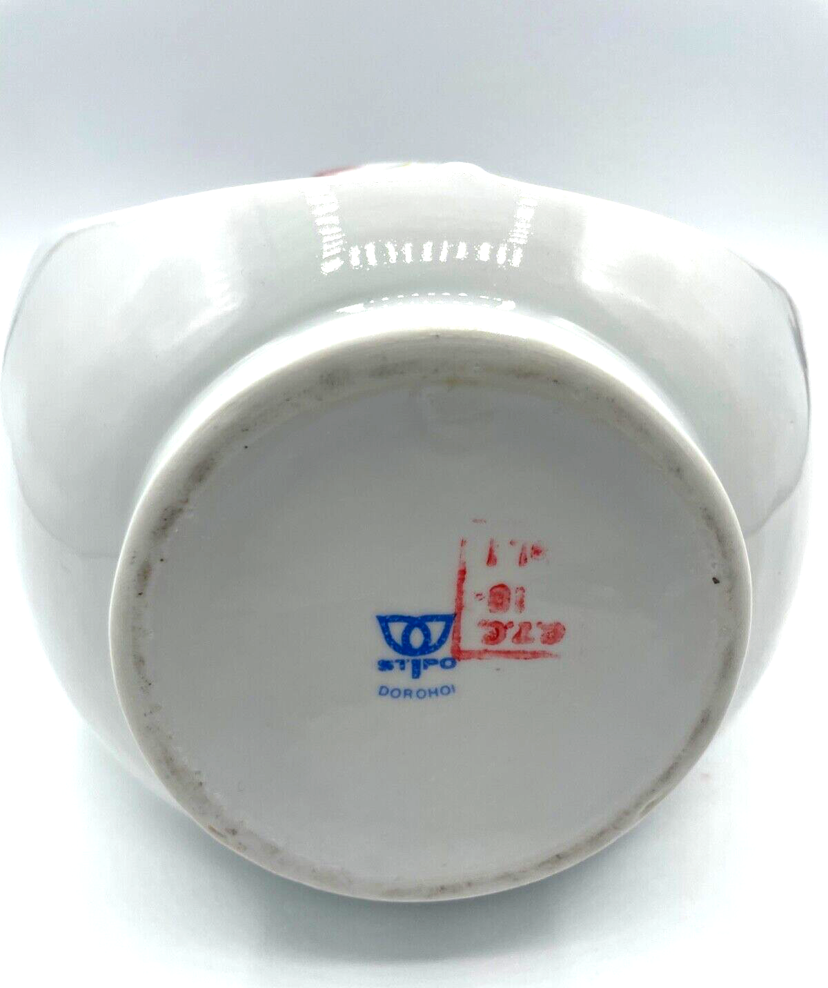 Sehr attraktive Porzellan Vase Ziervase vintage H 25,5 B 20 cm Durchbruch Dekor7