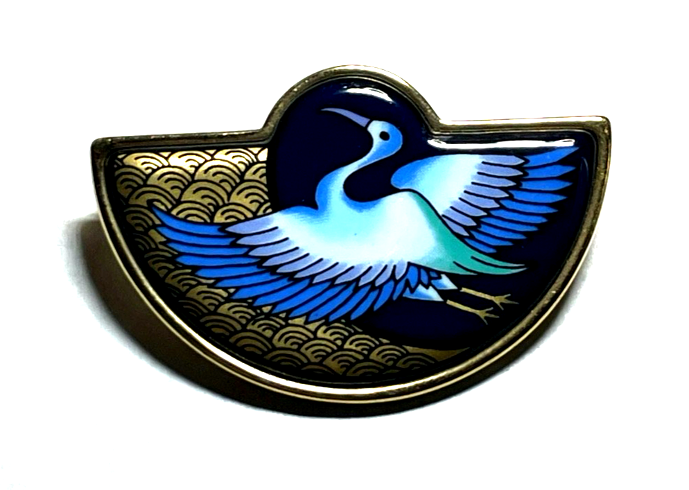 Michaela Frey Team Brosche Anstecknadel Emaille Malerei Handarbeit wie neu1