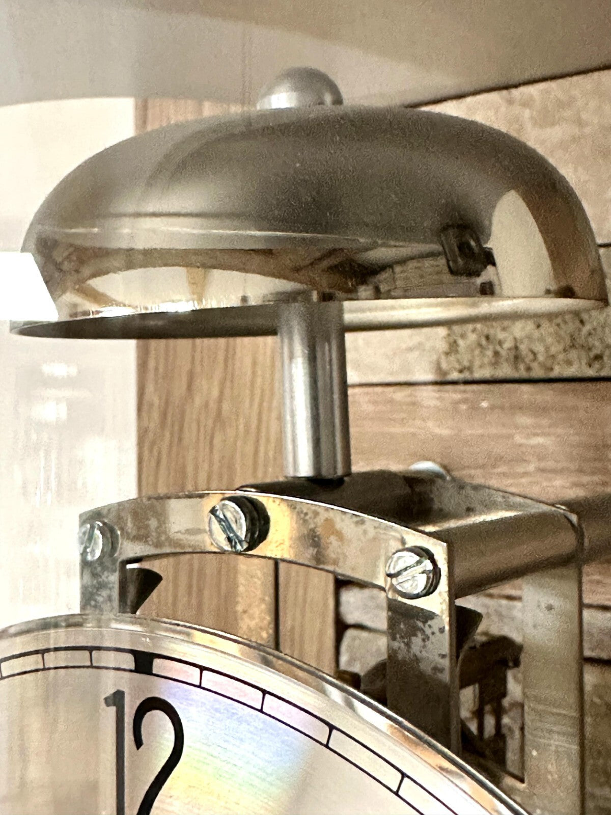 AMS - 2724 - Regulateur Regulator mit Pendel - mechanisch - Holz Sonoma Optik6