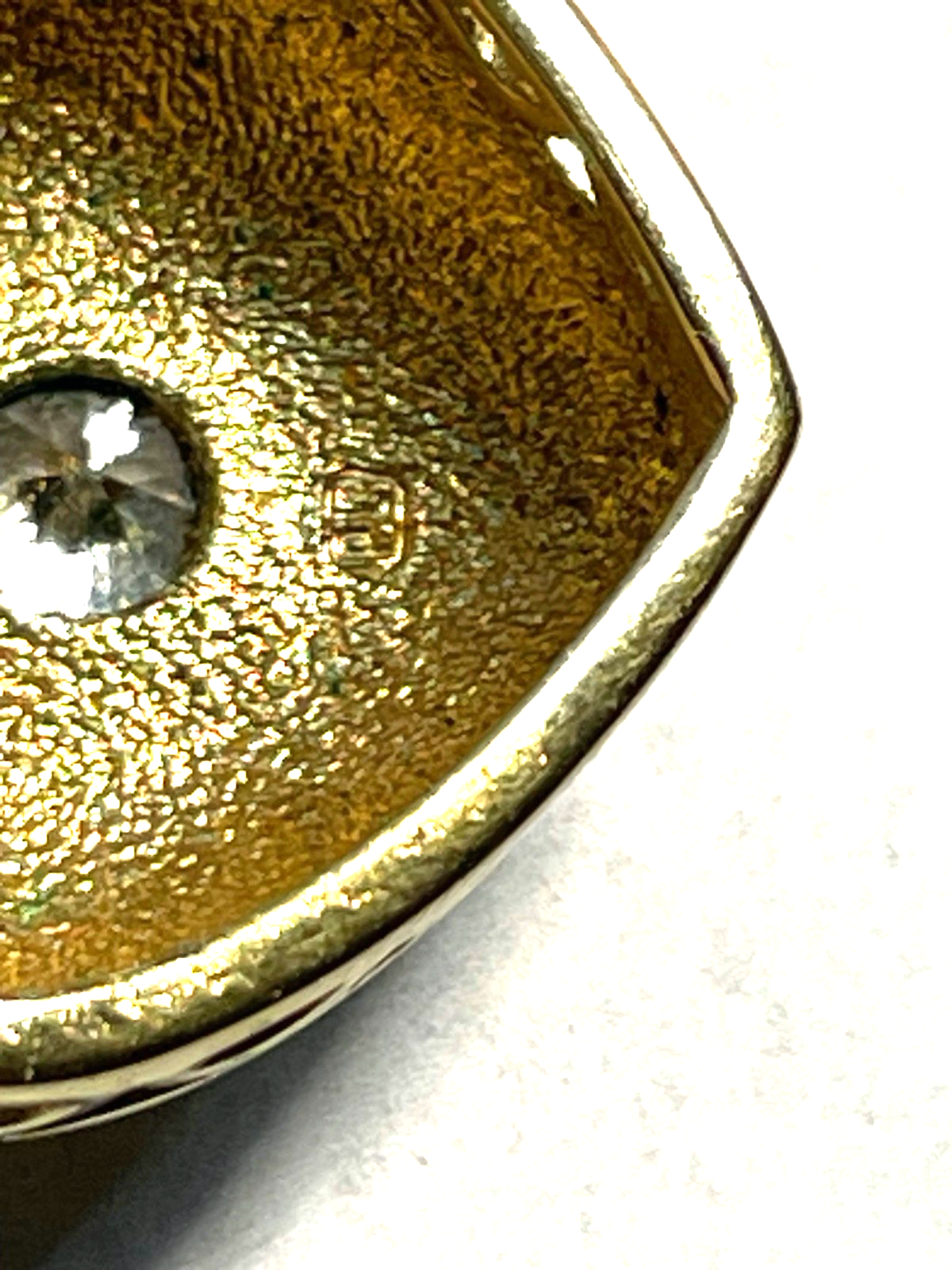 PL Pierre Lang Anhänger großes Herz + Swarovski vergoldet sehr gepflegt L 33 mm6