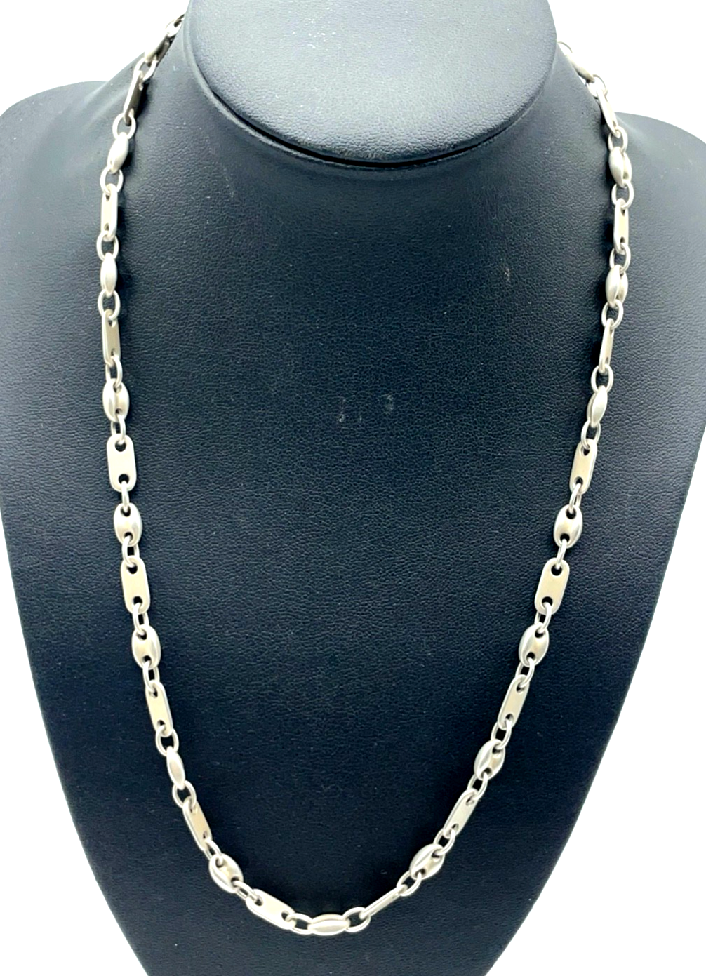 Massive 925 Sterling Silber Kette Muster Mix  L 50 cm B 5,5 mm 27,64 Gr. unisex1