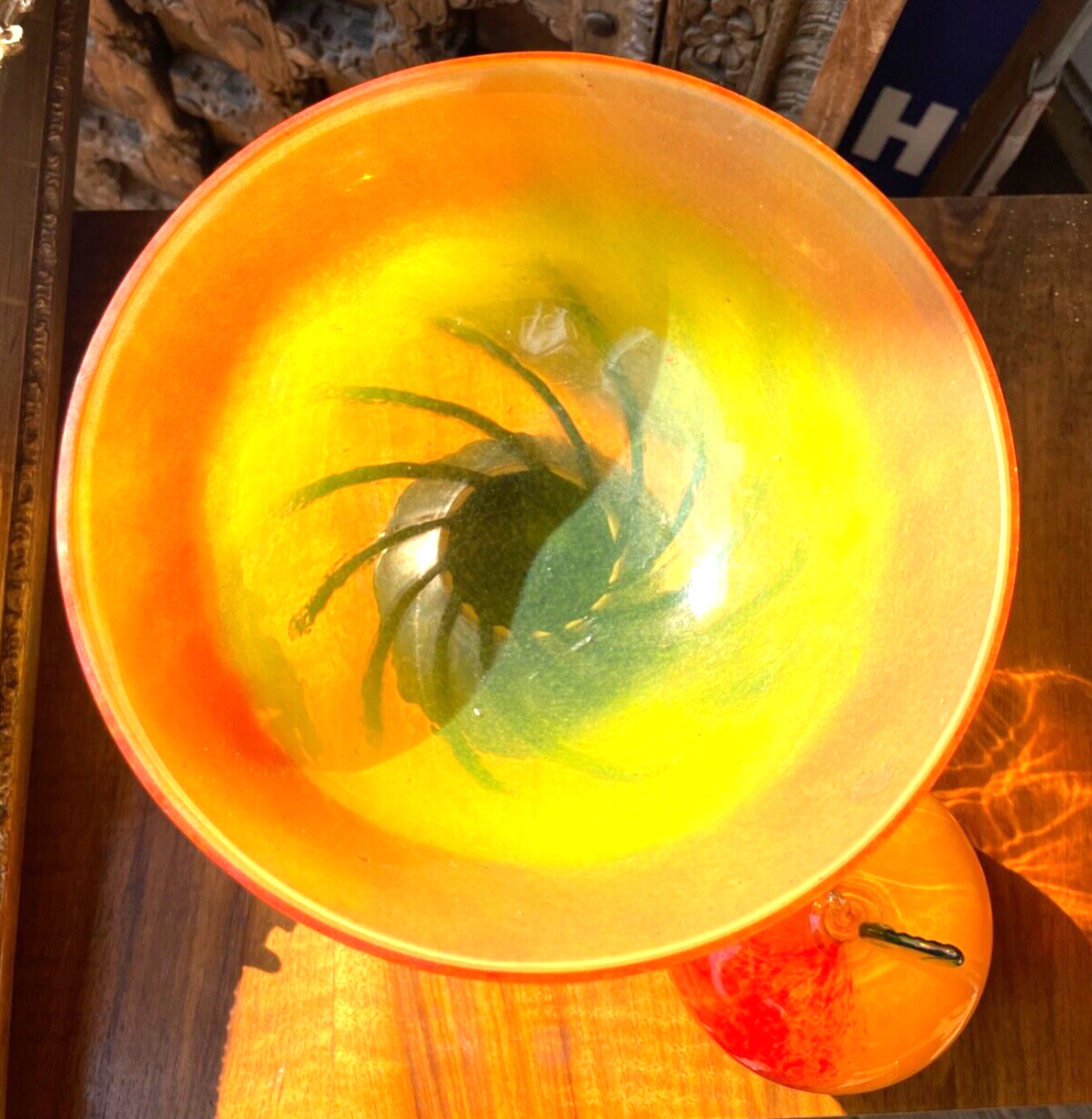 Rosenthal studio-line Nanny Still Serie * Kontiki * Kunstglas Design Fußschale2