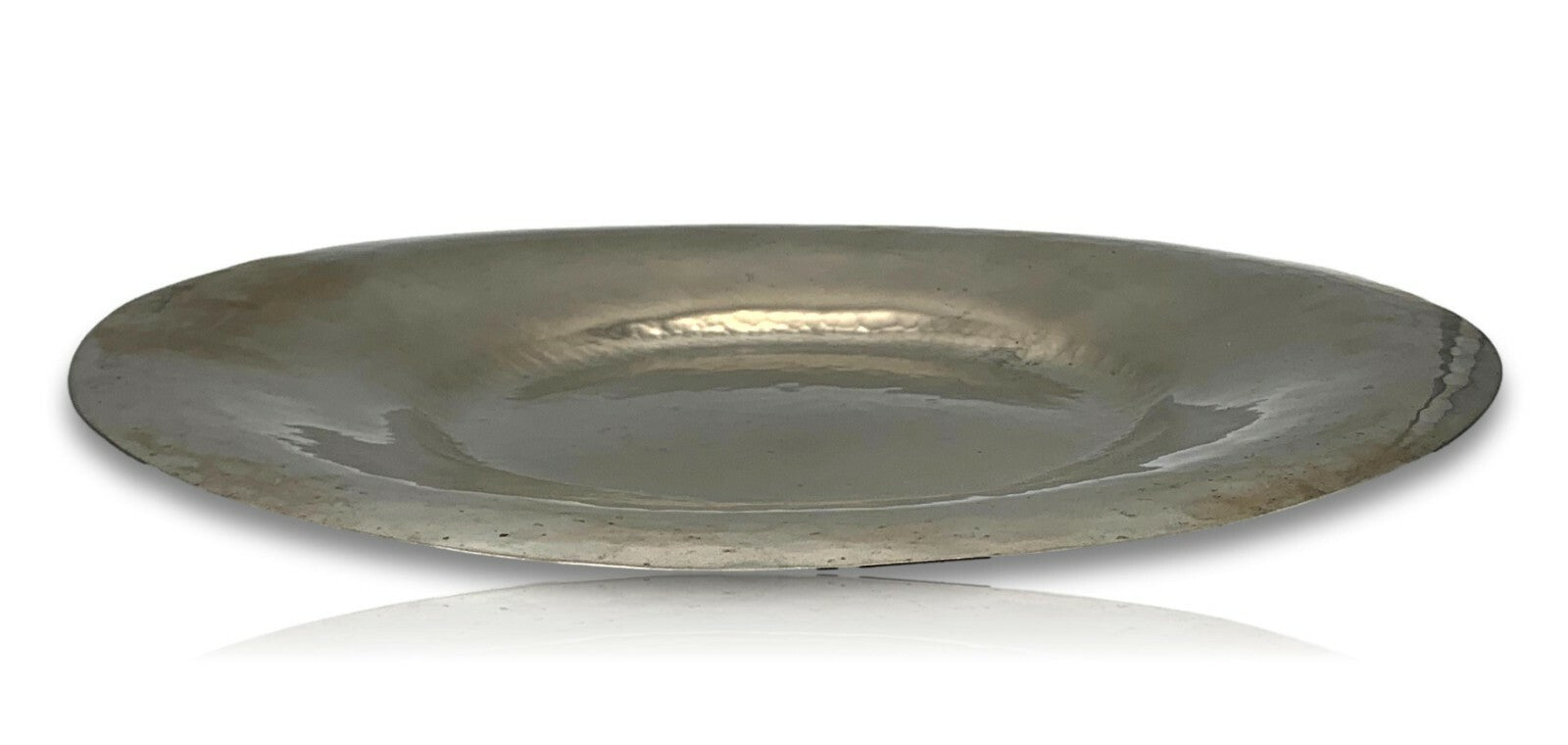 Karl Raichle Bauhaus - XL Zinnteller Schale - Handgeschmiedet Hammerschlag2