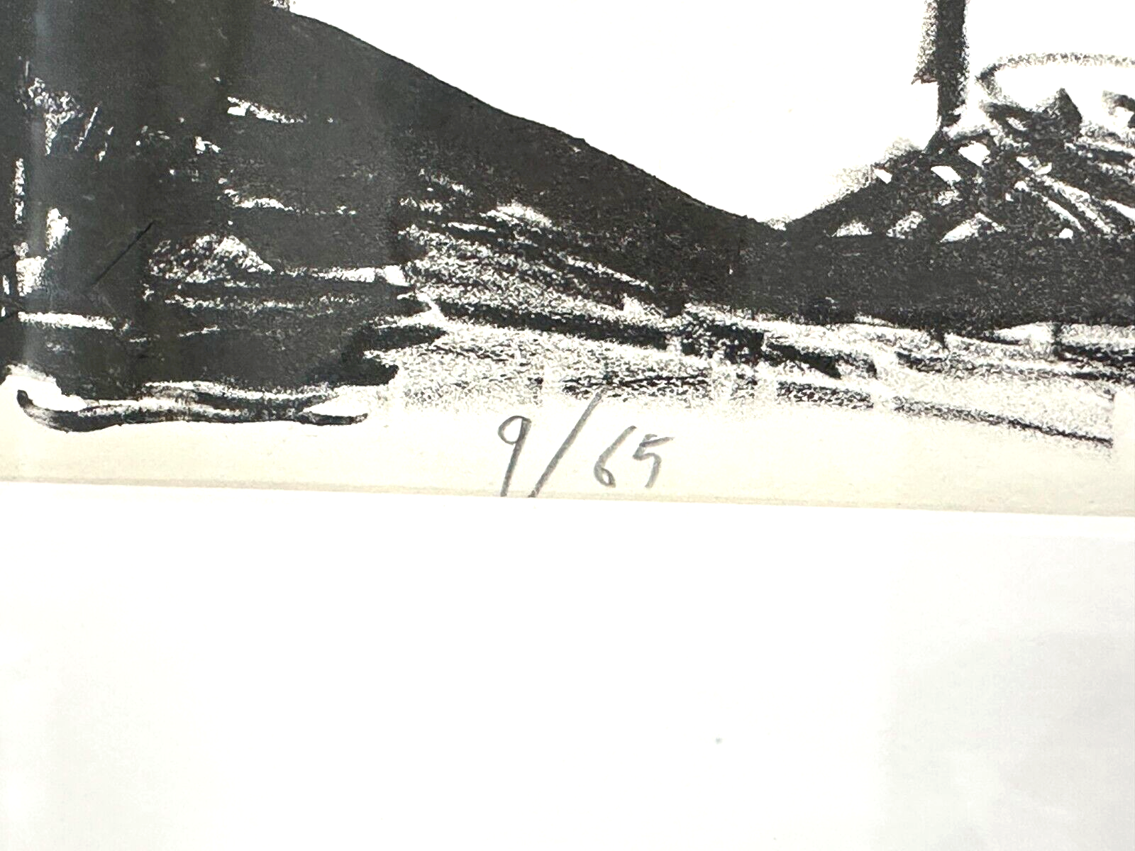 Renato Guttuso 1912-1987 - Lithographie 'Uomo con giornale' 1966 - sign. & num.9