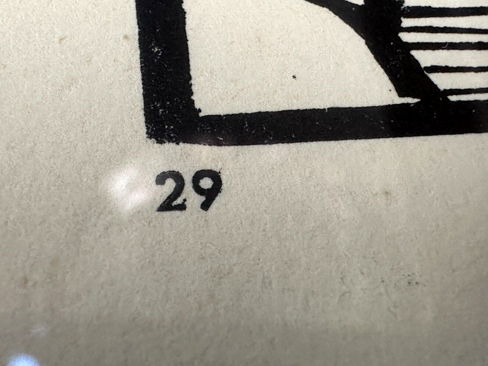 Conrad Felixmüller - Holzschnitt Woodcut - 'Krankenhaus im Garten' 1949 - Sign.6