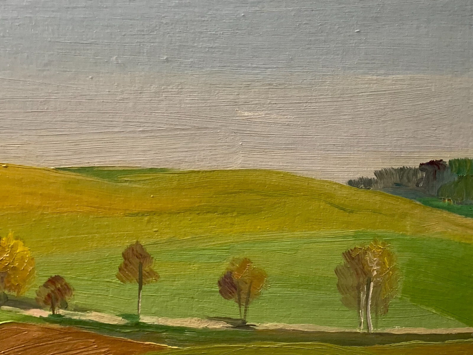 Fritz Mader 1900-1998 - Alblandschaft - Öl auf LWD auf FP  ungerahmt - signiert6