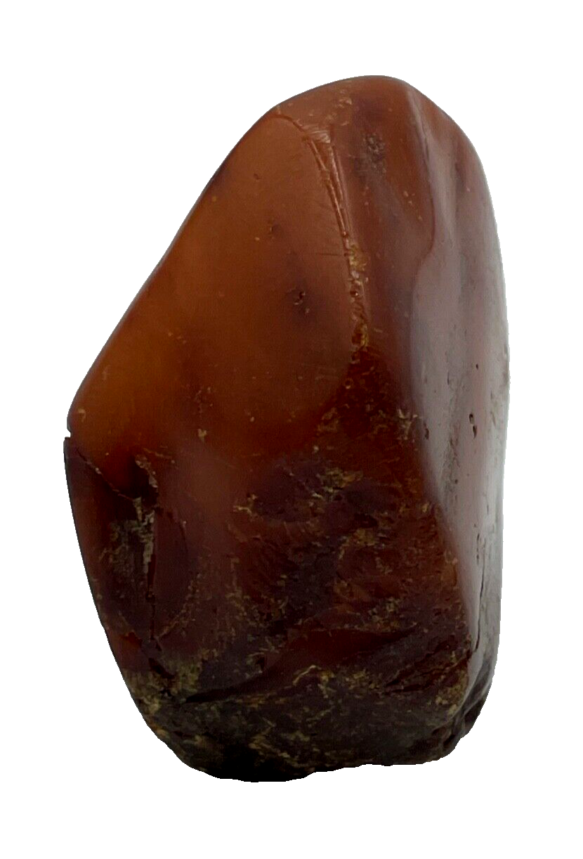 Großer Natur Bernstein Findling teilpoliert 82,88 Gramm Butterscotch light Amber9