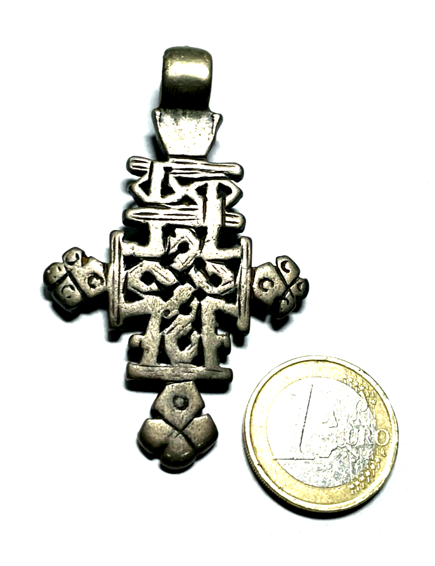 Unikat großer Zinn Anhänger Wikinger Kelten Amulett verschlungene Knoten unisex7