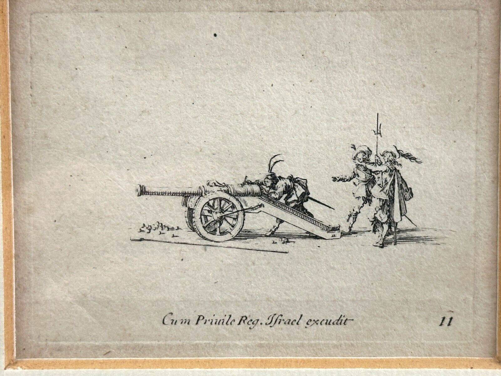 Jacques Callot 1592–1635 - Radierung ca 1635 - Abrichtung der Artillerie Knechte2