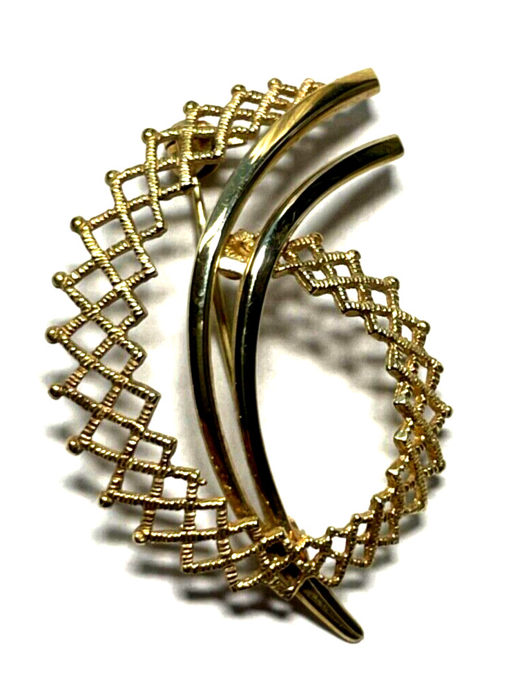 333 Gold 8 K Gelbgold aparte Brosche Anstecknadel Juwelier Qualität Handarbeit1