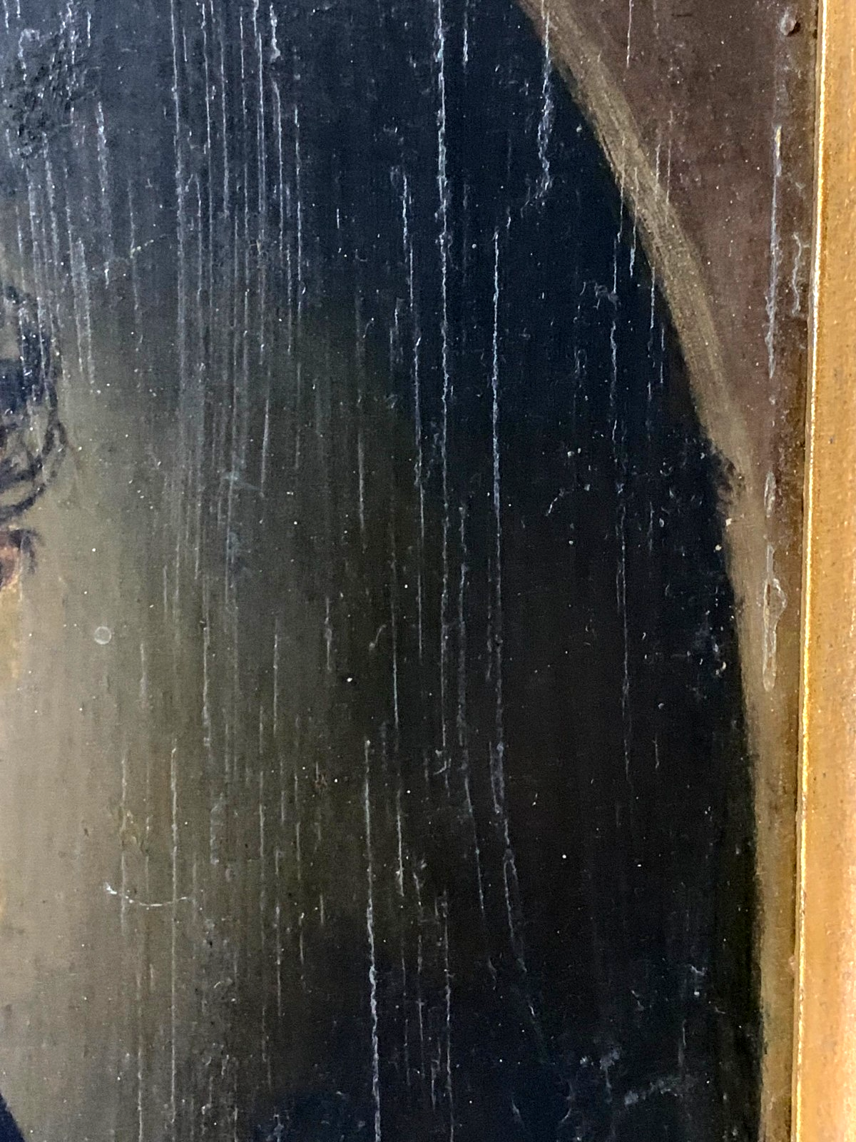 Biedermeier Männer Porträt um 1830 - Öl auf Holz - gerahmt - schöner Zustand4