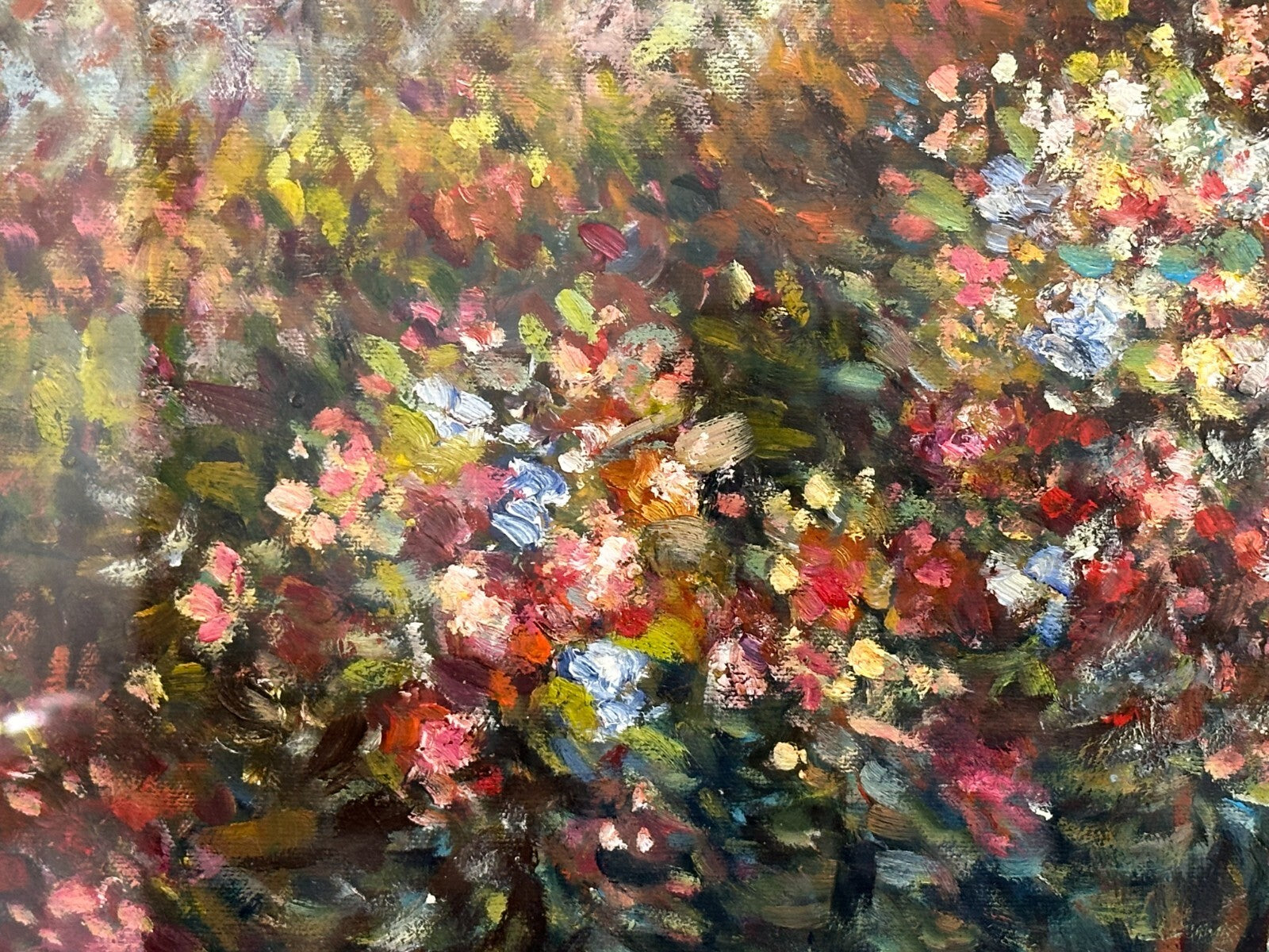 Öl auf Leinwand - Claude Monet 'The Artist's Garden in Argenteuil' - signiert1