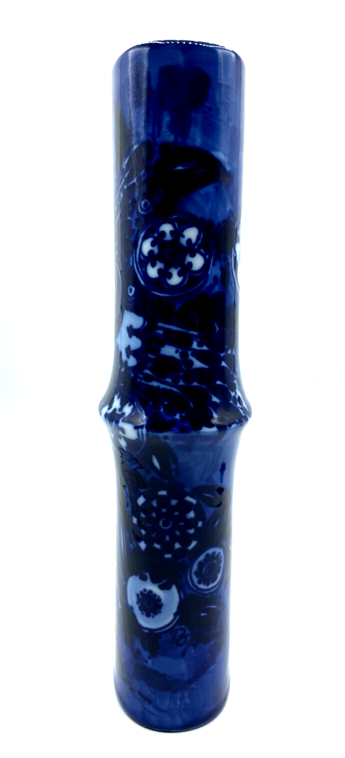 Vintage große Rosenthal Porzellan Vase Björn Wiinblad Kobalt Blau H 31 cm4