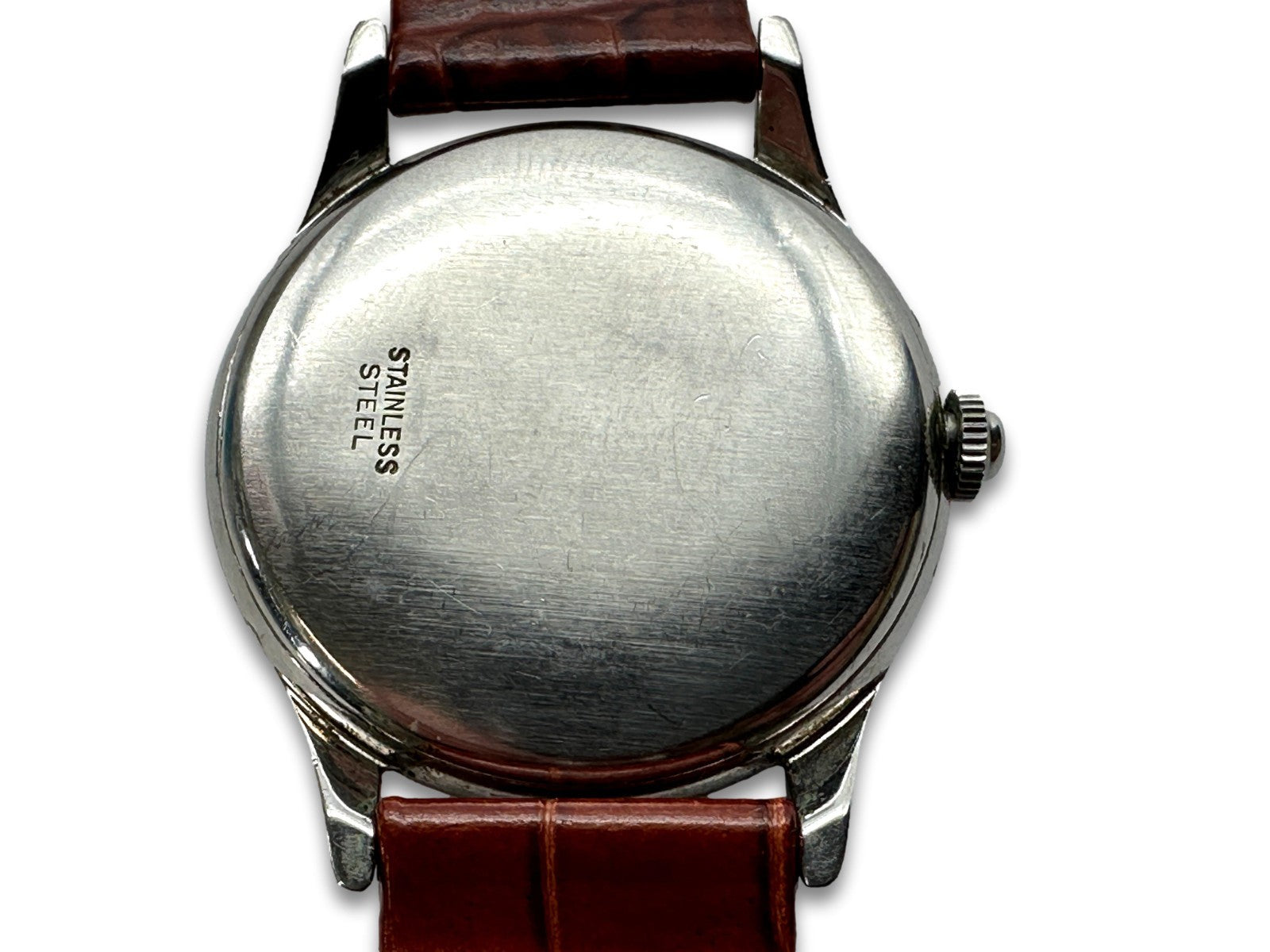 Leonidas Uhr - Mondphase Day-Date - Pointer Date - Stahl - 35,5mm - ca. 1950er6