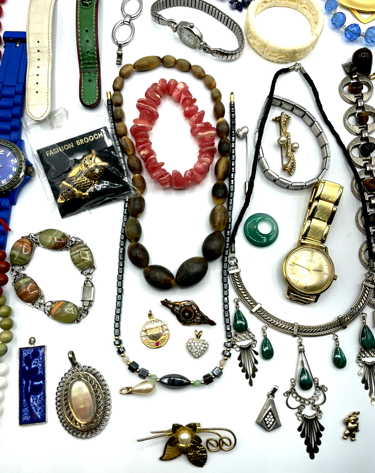 Konvolut Nr. 2 eingelieferter Modeschmuck gemischt sehr gepflegt vintage + neu8