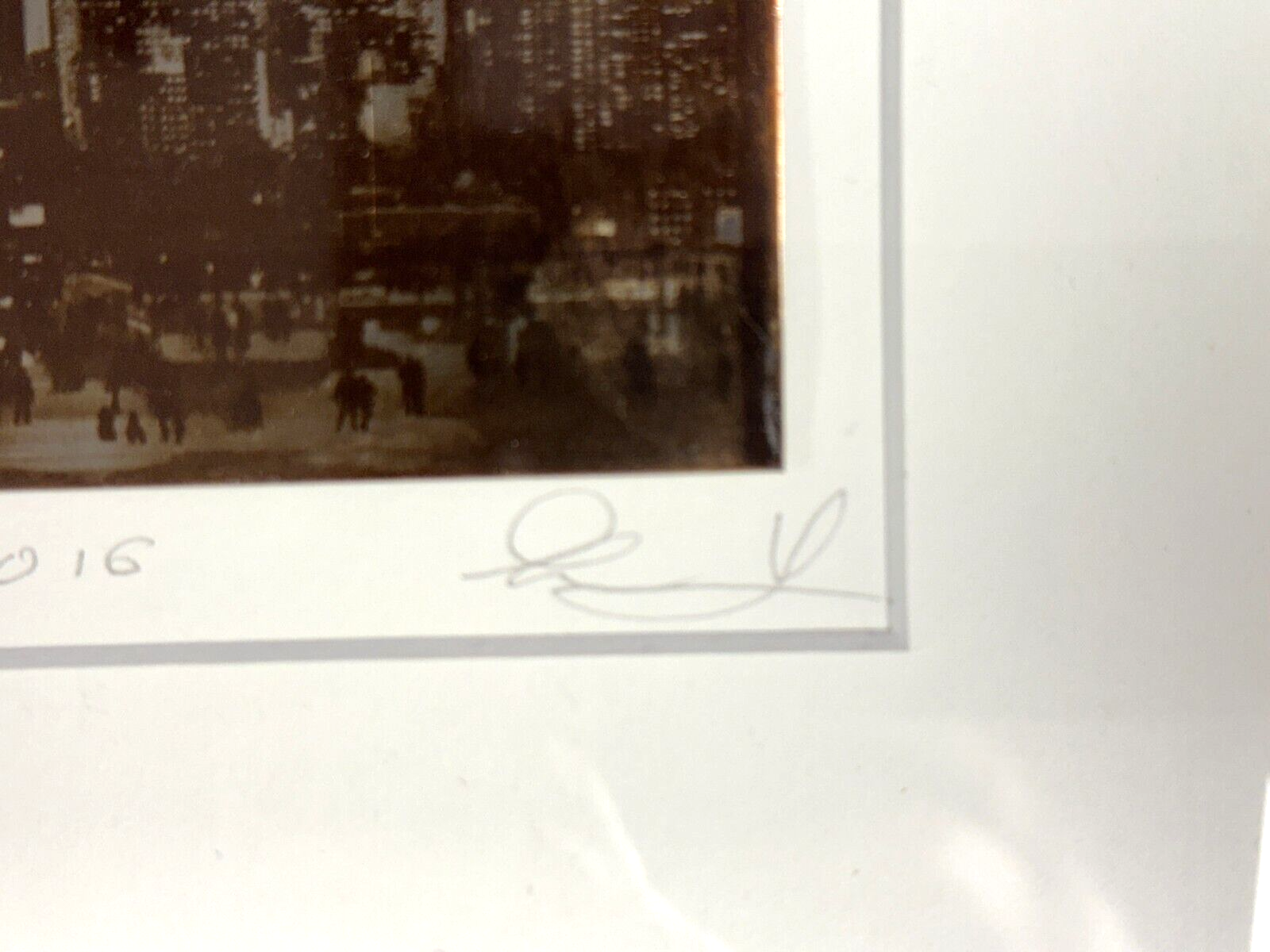 Przemek Zajfert - Heliographie - New York 2016 - signiert - gerahmt Passepartout5