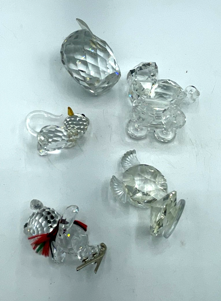 Konvolut 5 schöne Sammler Swarovski Kristall Figuren unbeschädigt aus Sammlung7