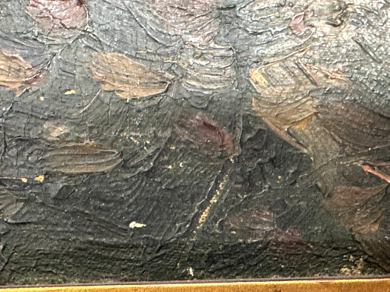 Öl auf Leinwand - Impressionismus - Kirche mit Zwiebelturm - gerahmt unsigniert10