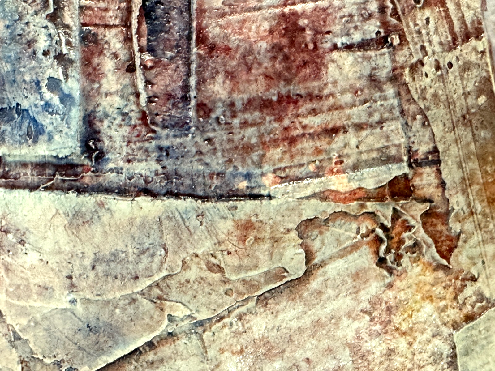 Jesus Iraizoz - Mixed Media - Abstrakte Komposition Ölfarbe - signiert  gerahmt6