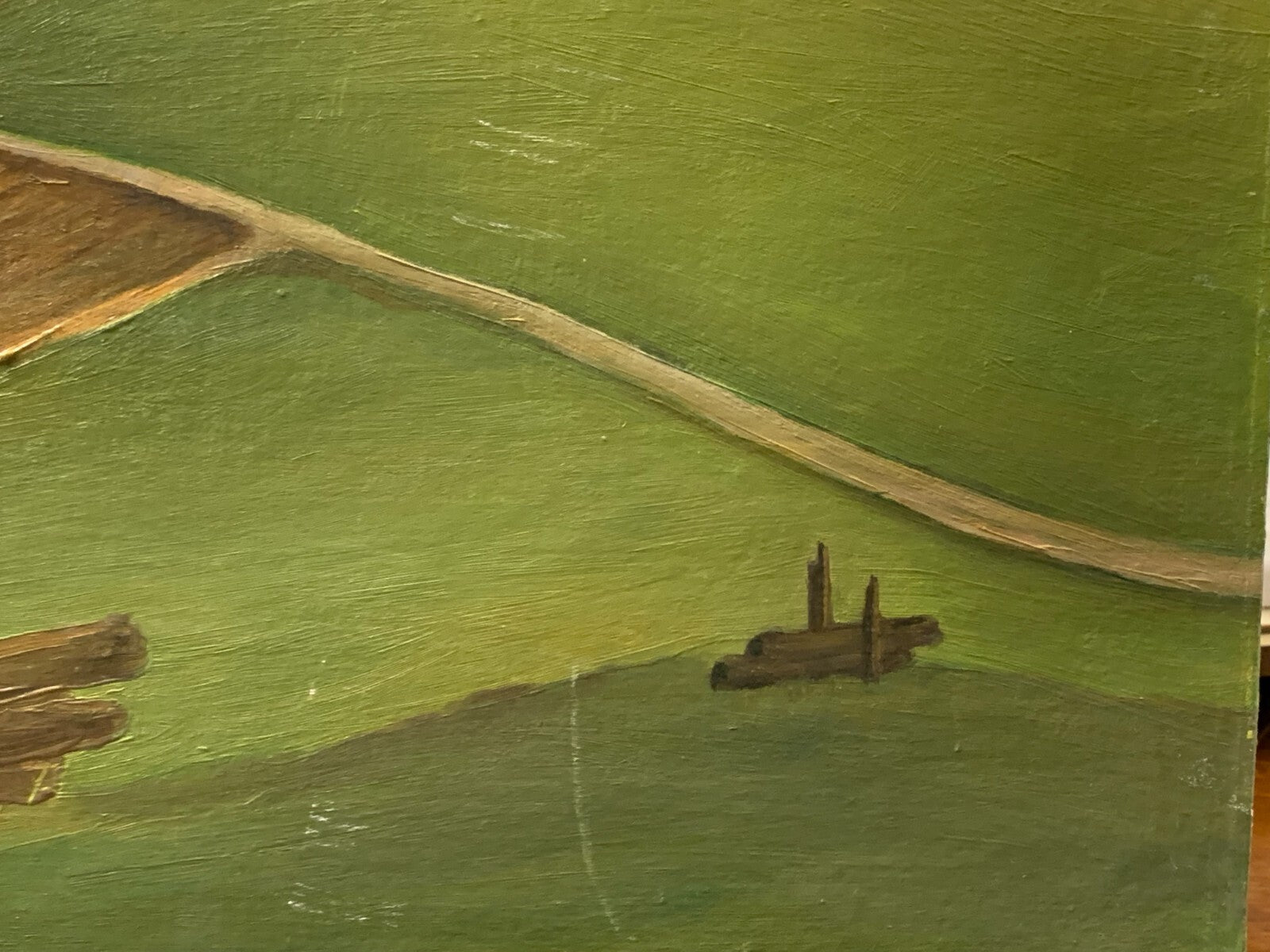 Fritz Mader 1900-1998 - Alblandschaft - Öl auf LWD auf FP  ungerahmt - signiert2