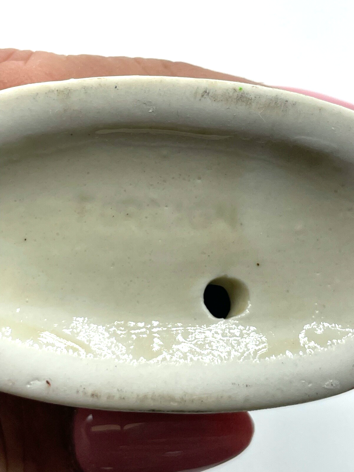 Foreign 20er J Nippes Figur Porzellan Junge Bub mit Ente Handbemalt H 10 cm6
