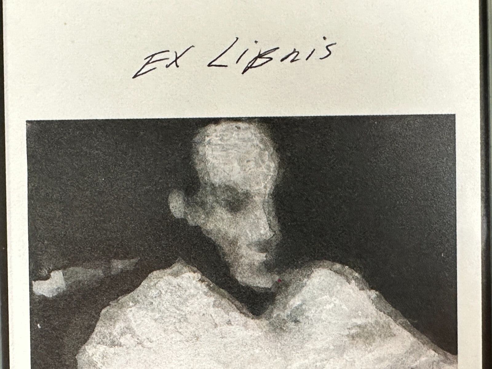 Luc Tuymans - Offset Print - 'Ex Libris'  - nummeriert 52/200 signiert gerahmt1