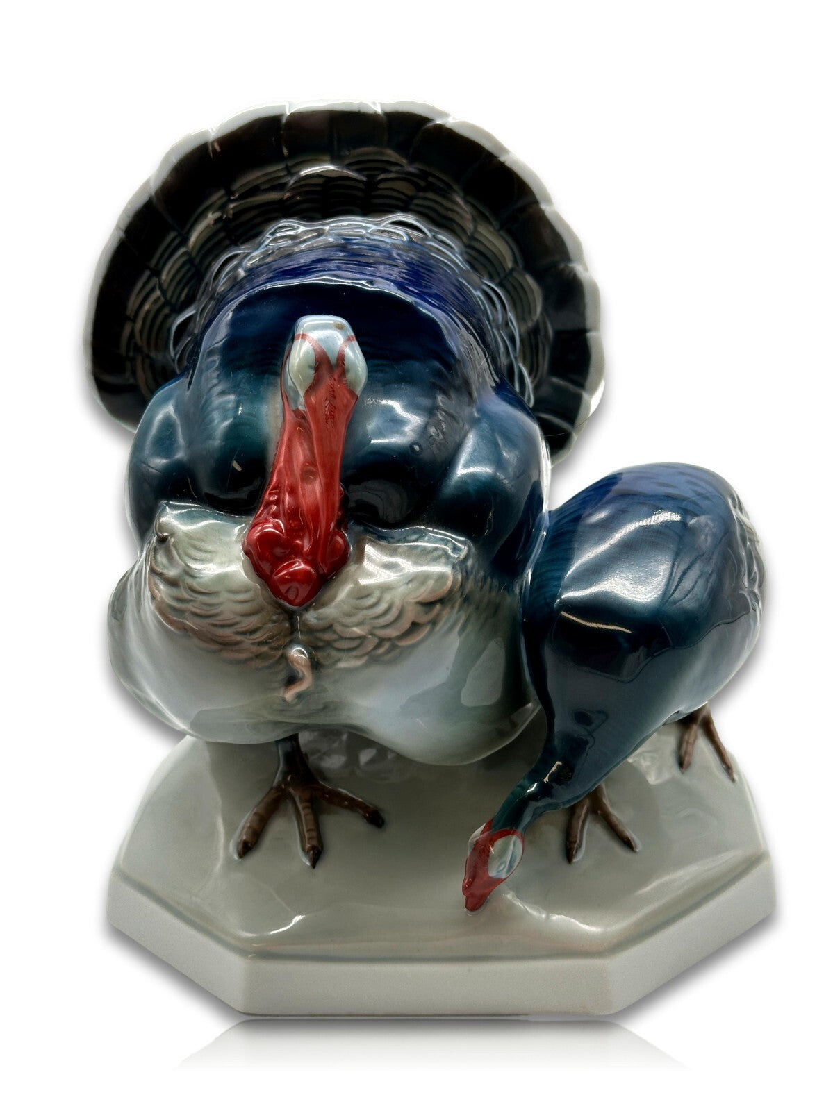 Rosenthal - Porzellan Figur - Hulda Krebs-Himmelstoss - Truthahngruppe ca. 19209