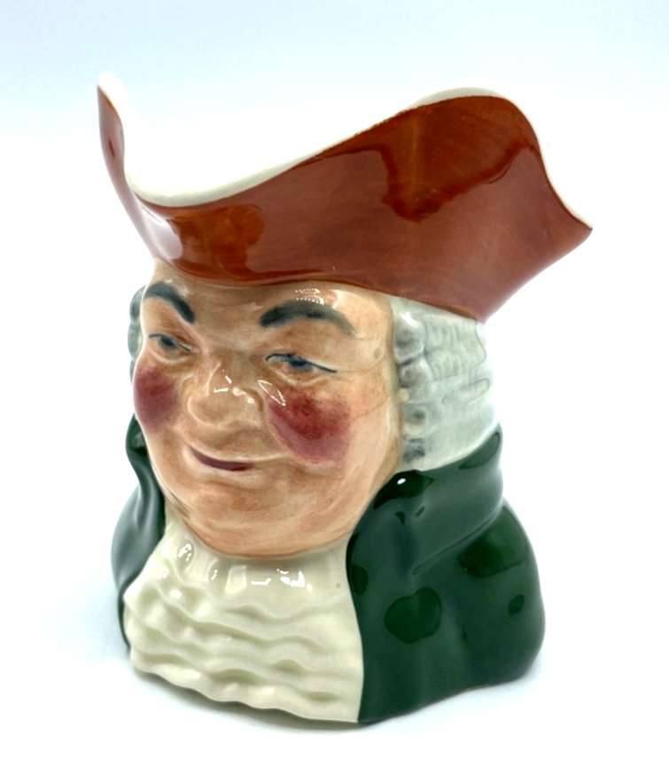 Vintage dekorativer Gesichter Krug Becher Charakter Mug England Staffordshire0